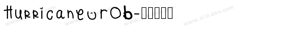 Hurricane ROB字体转换